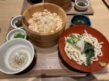 つくば おひつごはん四六時中 イーアスつくば店 ホタテ貝 バター醤油 おひつミニ麺セット